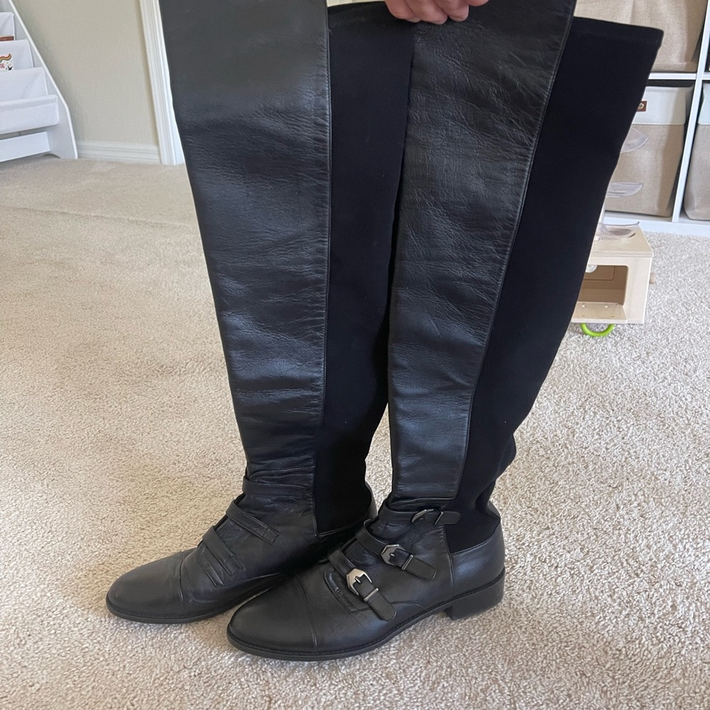 Stuart Weitzman boots with buckle